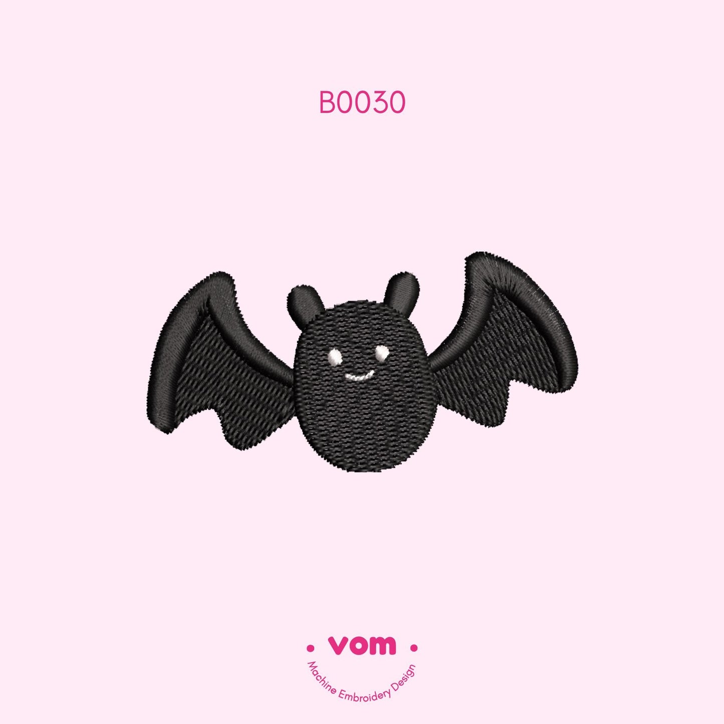 Bat Machine Embroidery Design - 11 Sizes - Halloween Machine Embroidery Design
