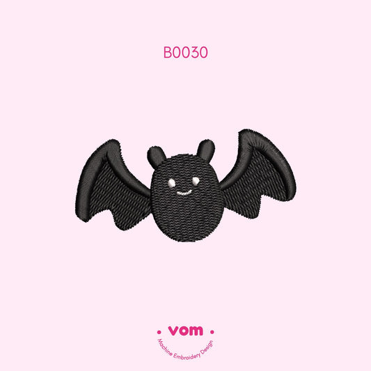 Bat Machine Embroidery Design - 11 Sizes - Halloween Machine Embroidery Design