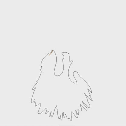 Christmas Chicken Embroidery Design - Santa Hat and Festive Lights Pattern - Digital File for Machine Embroidery - 7 Sizes